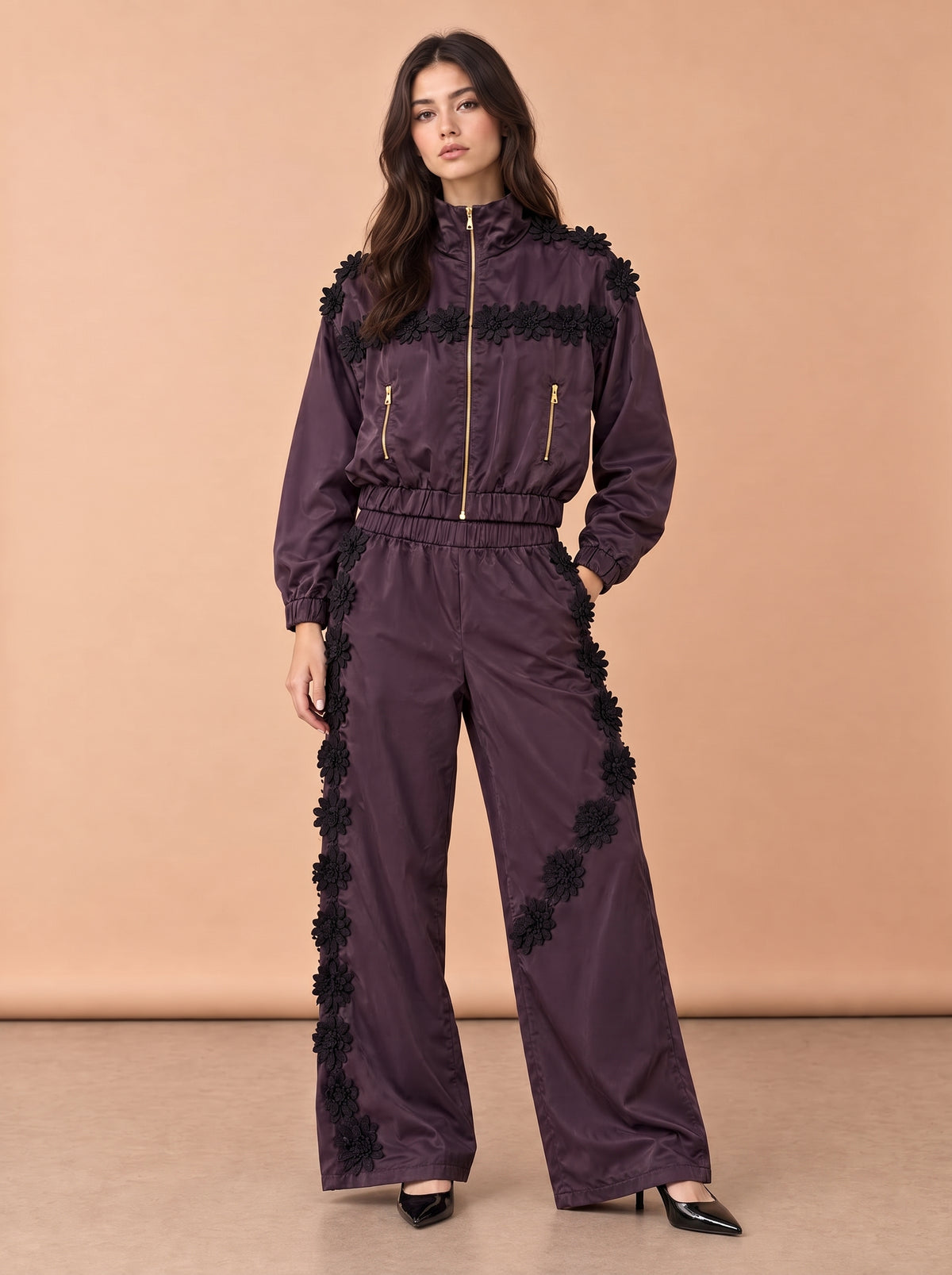 Satin Set- Flowers 3D