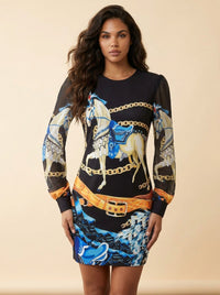 Shifon long Sleeve Dress