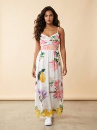 White long Beach dress
