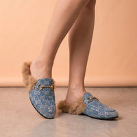 Gucci Fur Slipper
