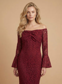 Dantel Dress Long off shoulder