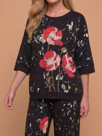 FLower Painted Set Oversize