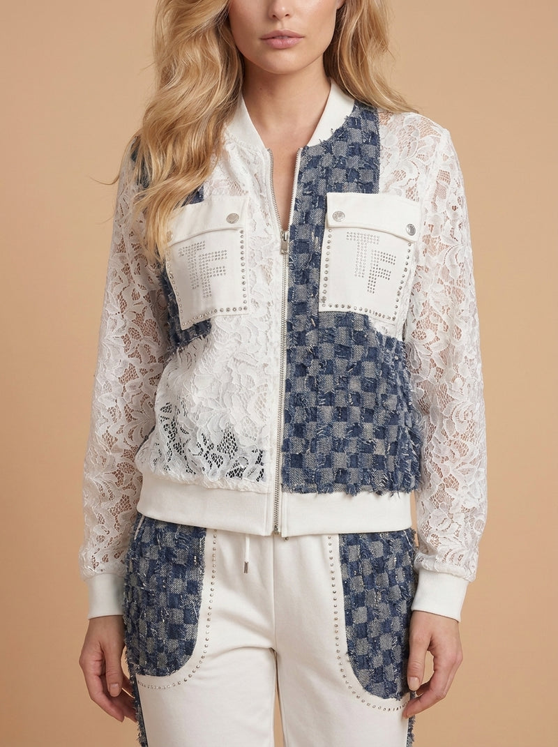 Dantel Denim Set