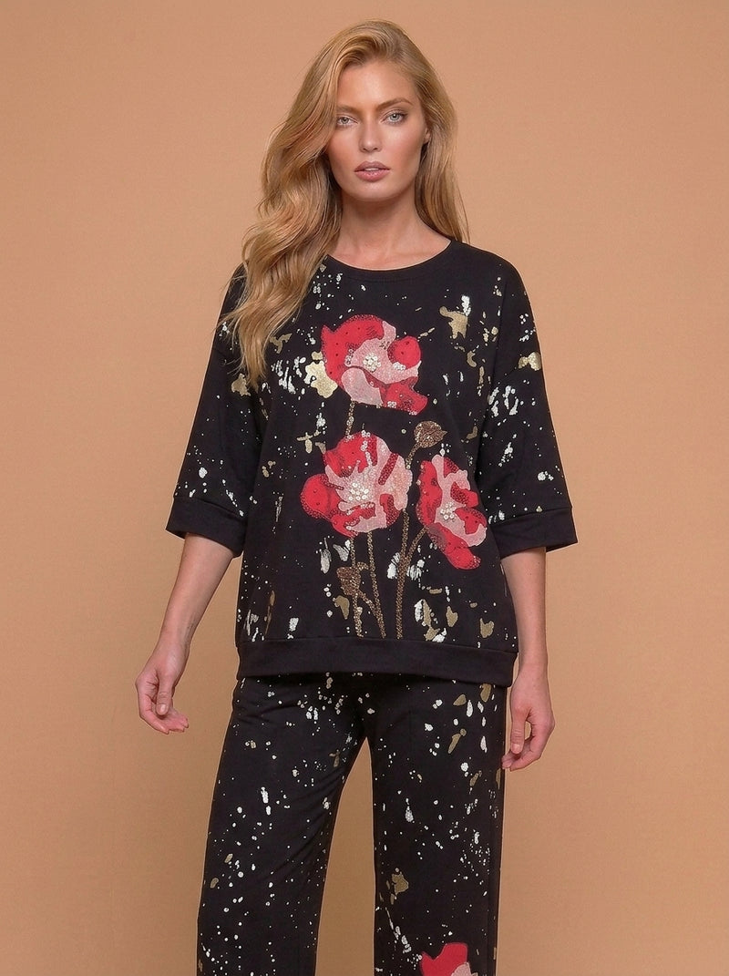 FLower Painted Set Oversize