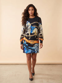 Shifon long Sleeve Dress