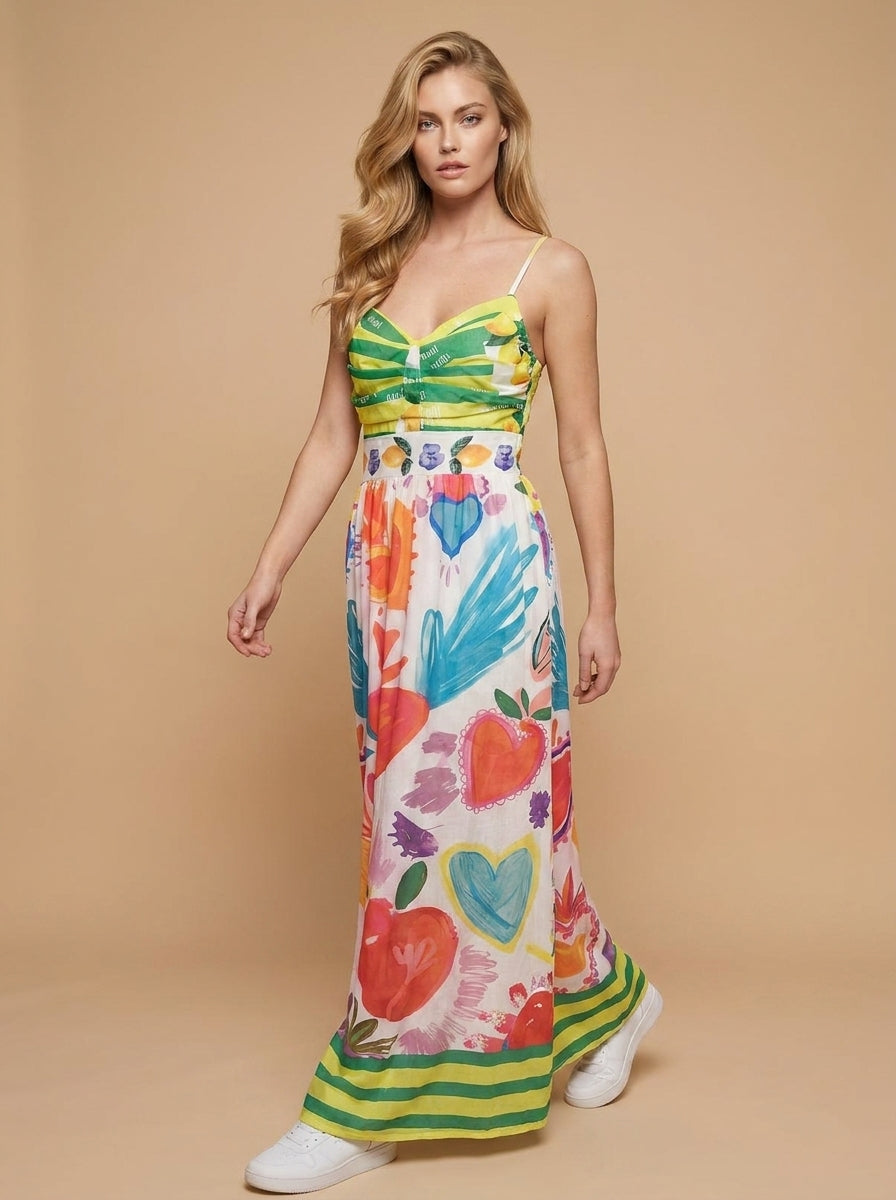 White long Beach dress