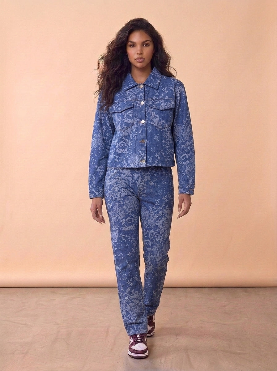 LV Denim Set