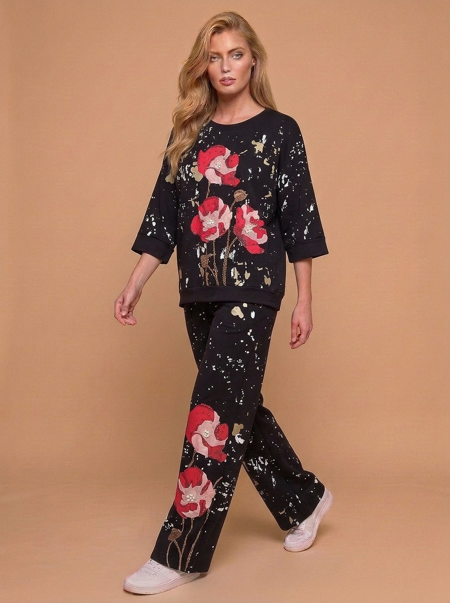 FLower Painted Set Oversize