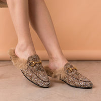Gucci Fur Slipper