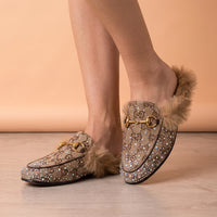 Gucci Fur Slipper